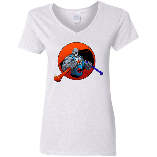 "PANTHRO" Ladies' 5.3 oz. V-Neck T-Shirt