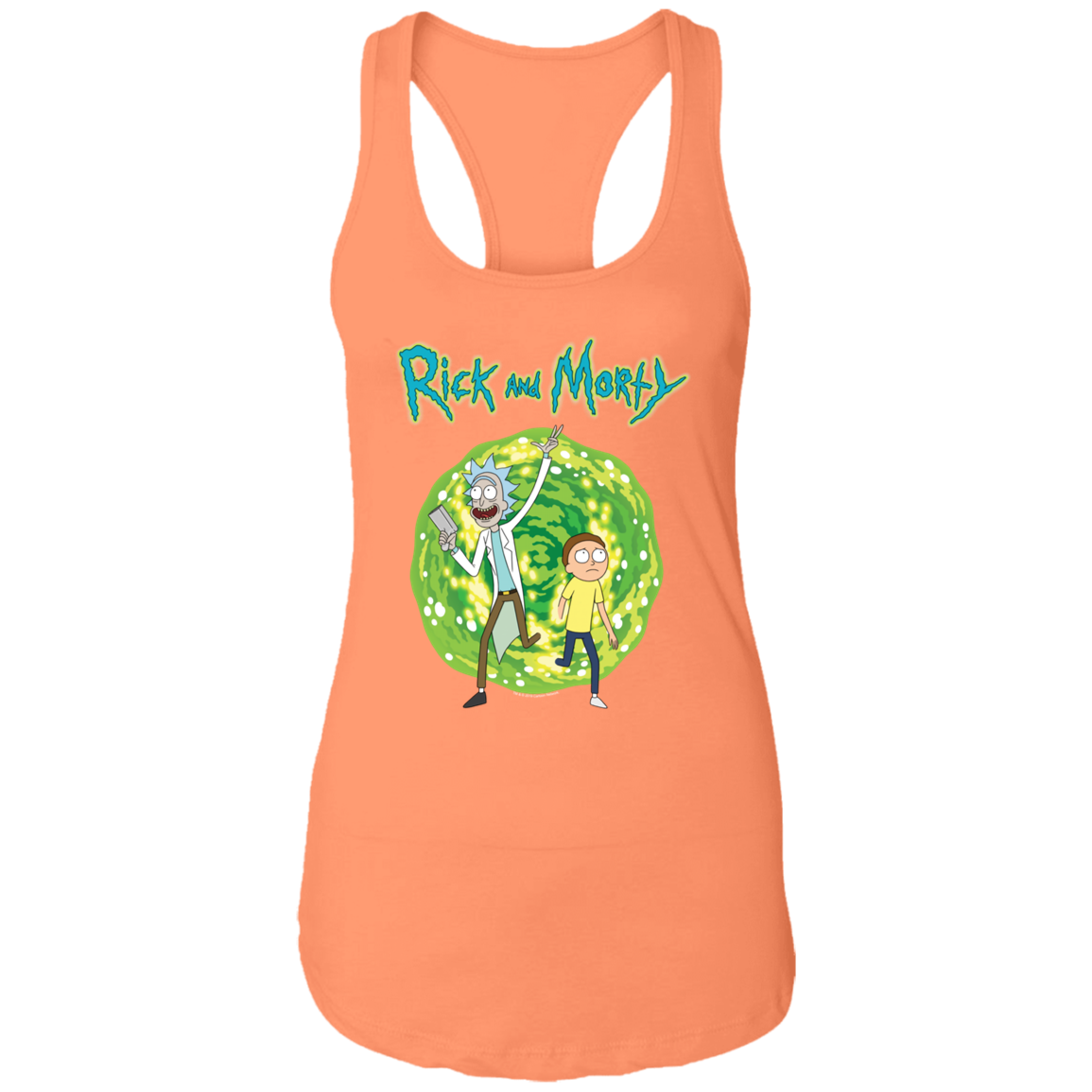 "RICK AND MORTY" Ladies Ideal Racerback Tank