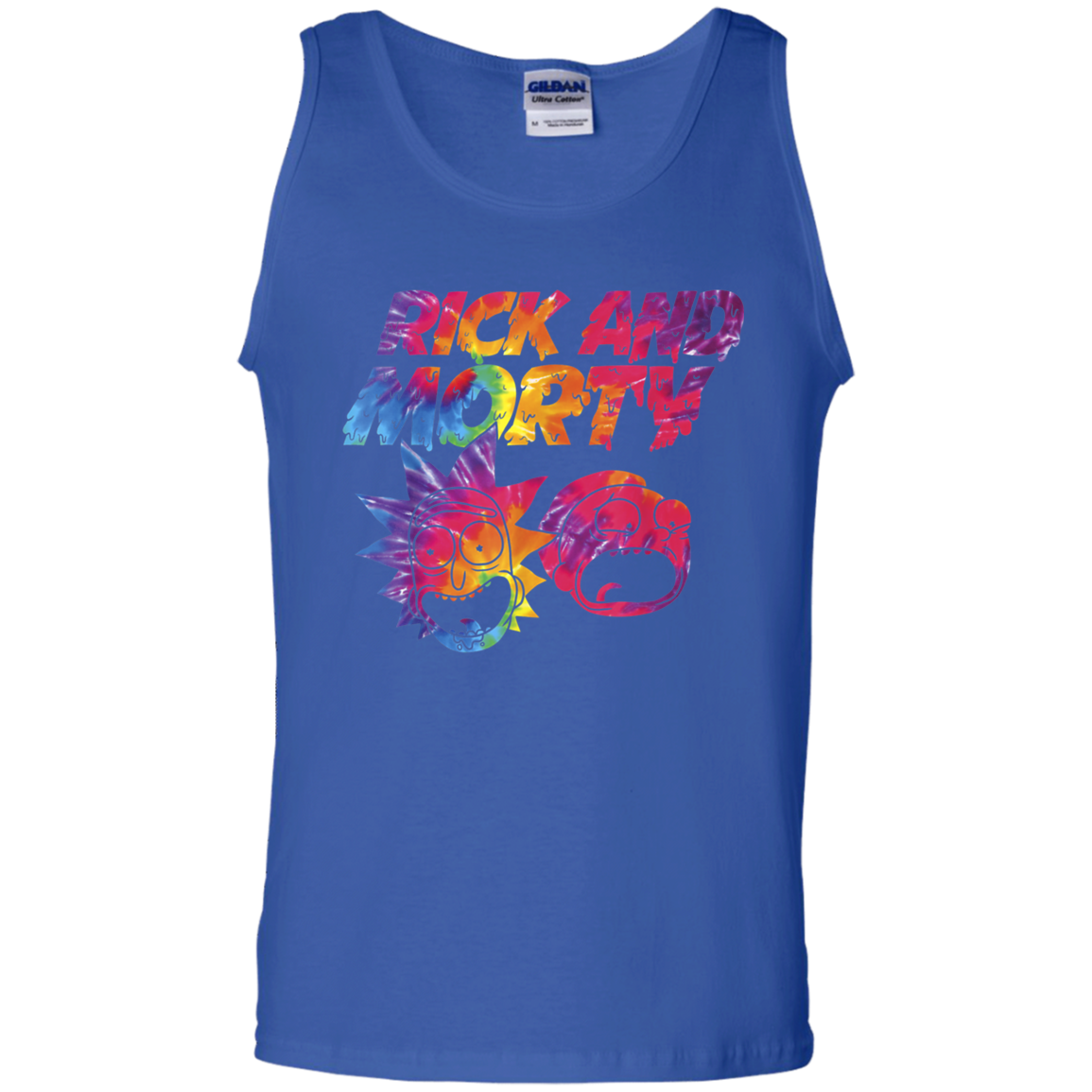 "ACID TRIP RICK AND MORTY" 100% Cotton Tank Top