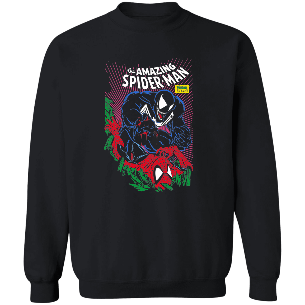 "VENOM IS BACK" Crewneck Pullover Sweatshirt