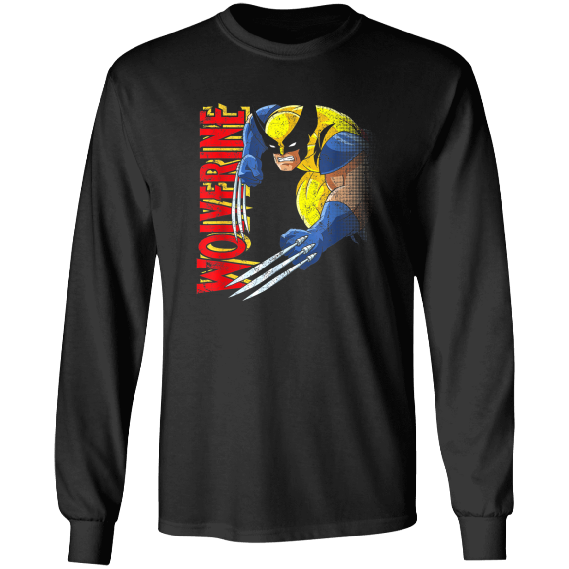 "RETRO WOLVERINE" LS Ultra Cotton T-Shirt