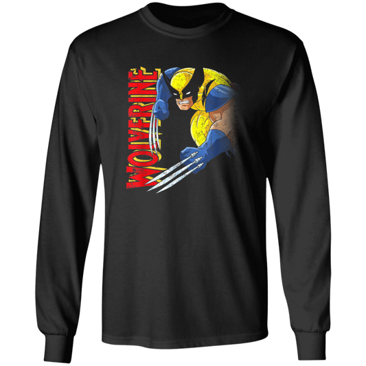 "RETRO WOLVERINE" LS Ultra Cotton T-Shirt