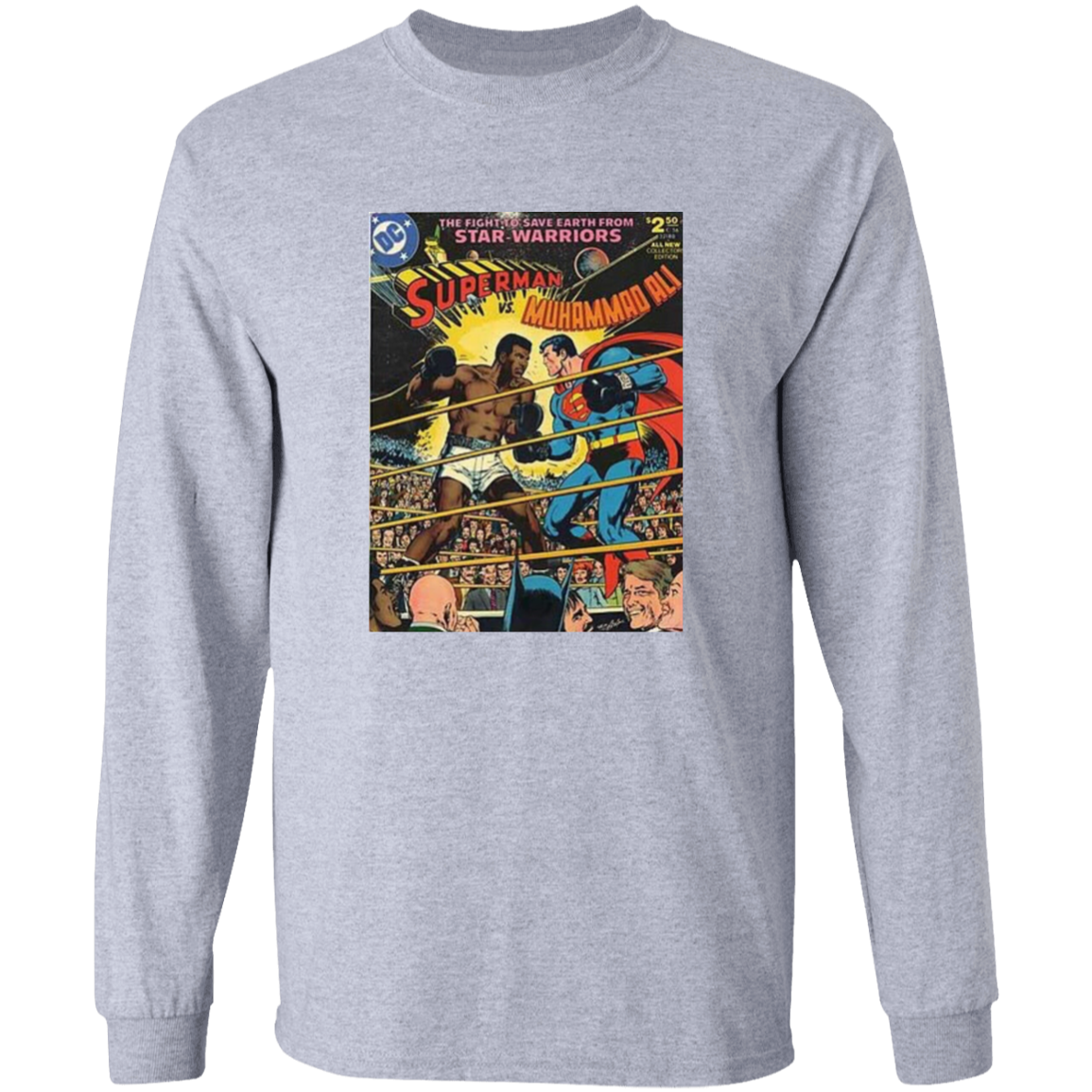 "SUPERMAN VS ALI" LS Ultra Cotton T-Shirt