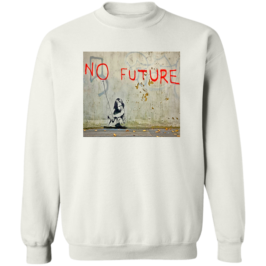 "NO FUTURE" Crewneck Pullover Sweatshirt