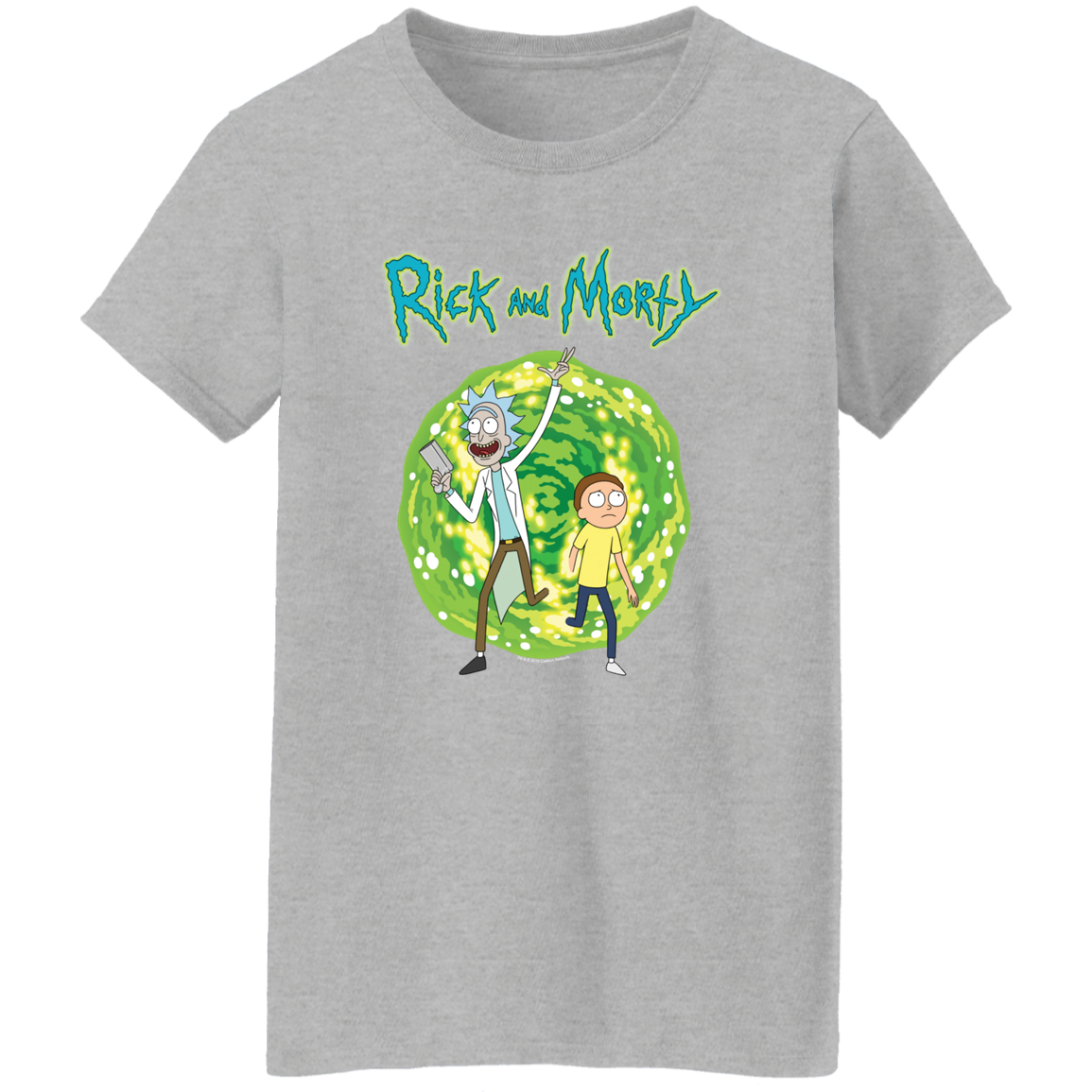 "RICK AND MORTY" Ladies' 5.3 oz. T-Shirt