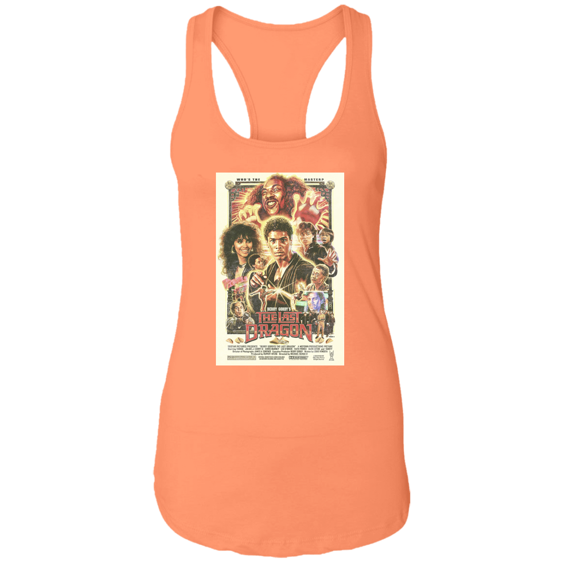 "WHO IS THE MASTER" Ladies Ideal Racerback Tank