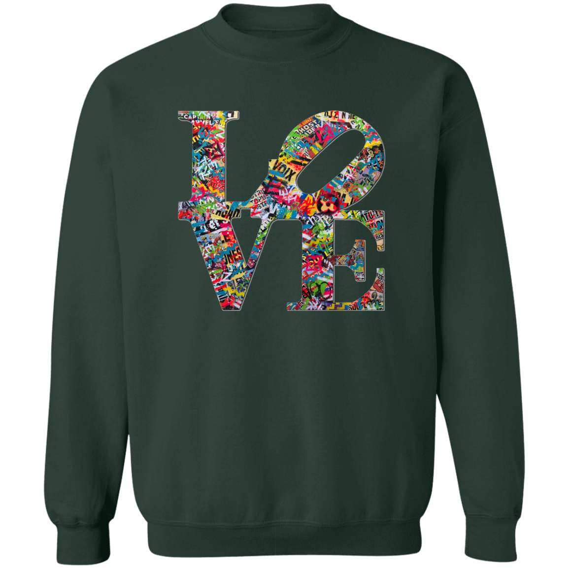 "LOVE 2.0" Crewneck Pullover Sweatshirt