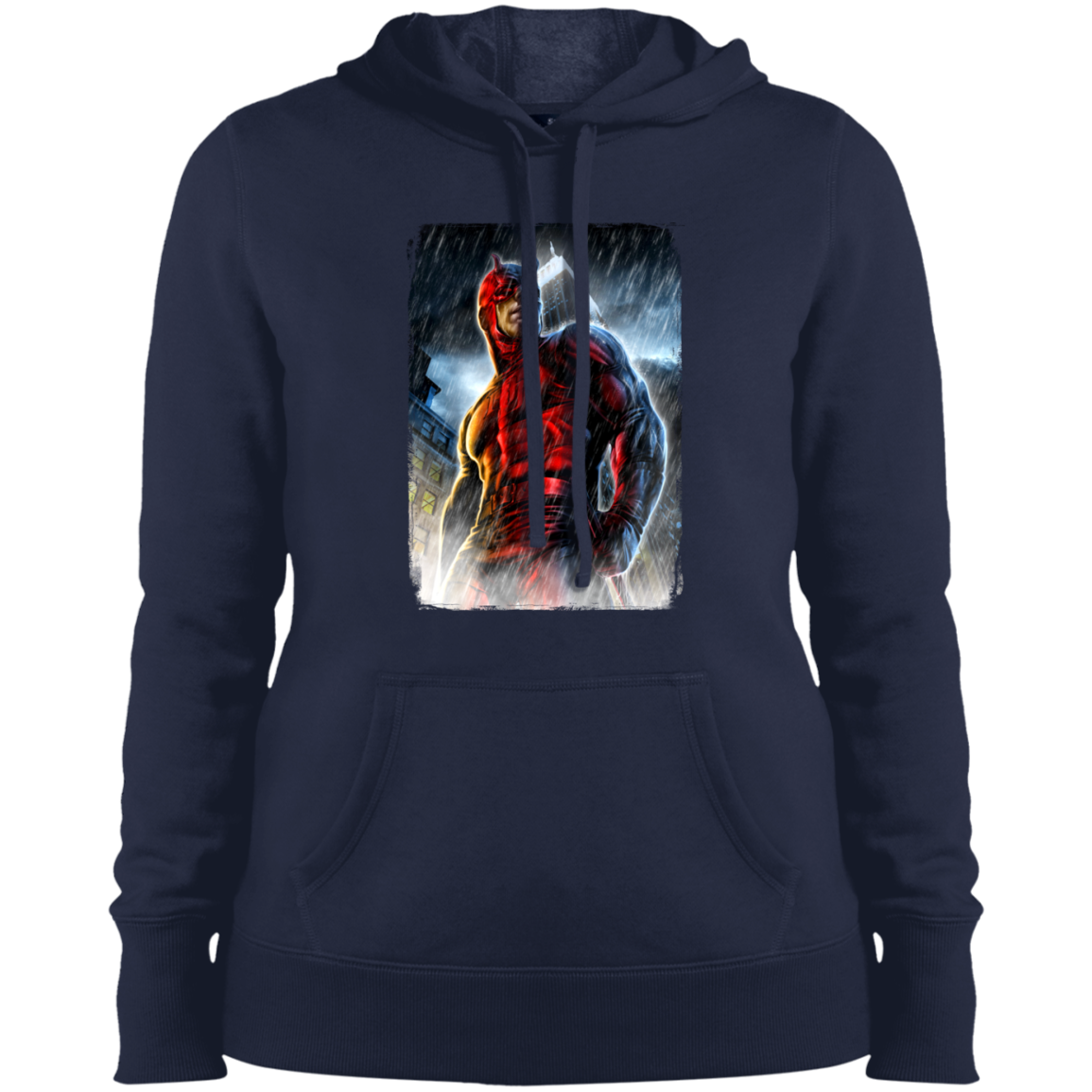 "THE MAN WITHOUT FEAR" Ladies' Pullover Hooded Sweatshirt