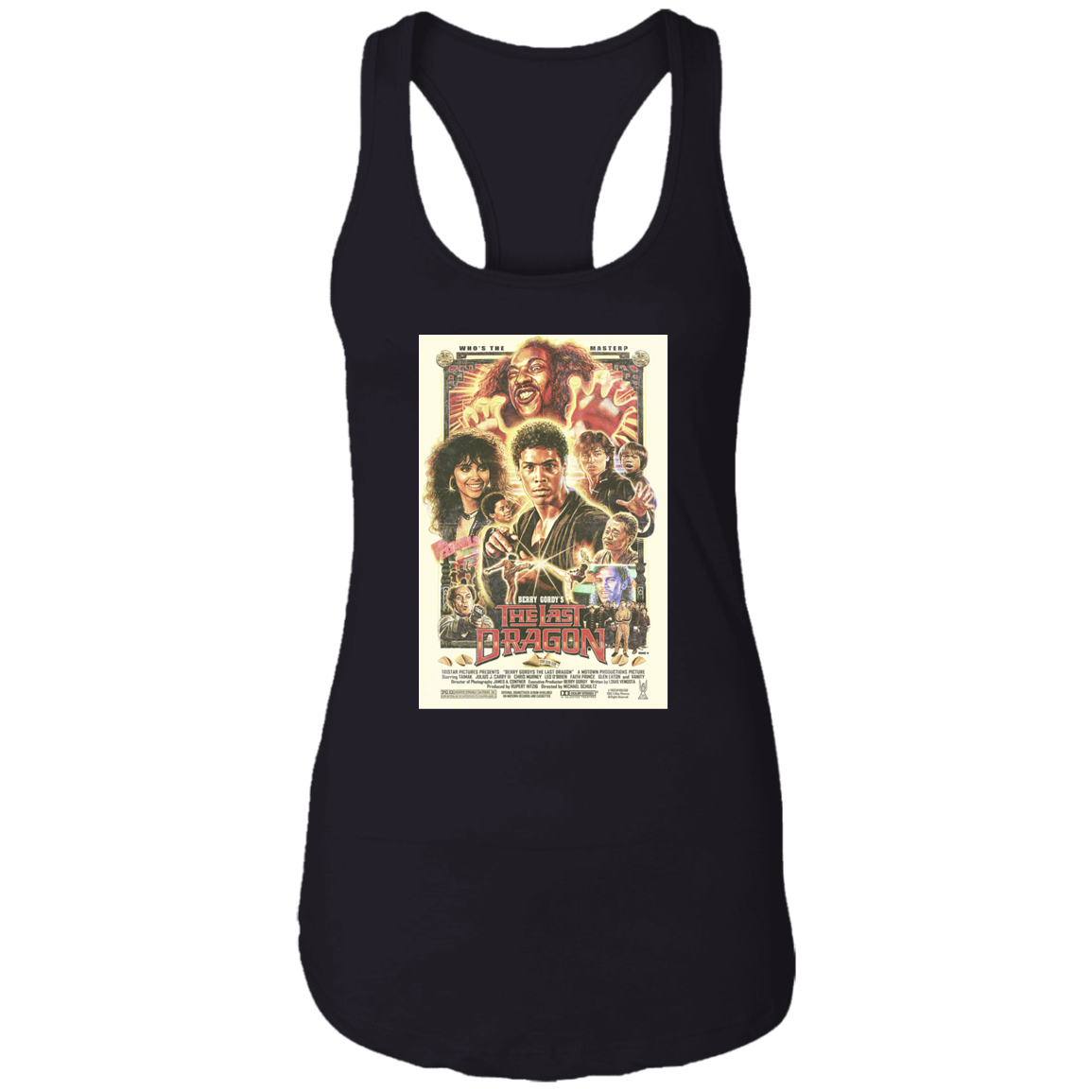 "WHO IS THE MASTER" Ladies Ideal Racerback Tank