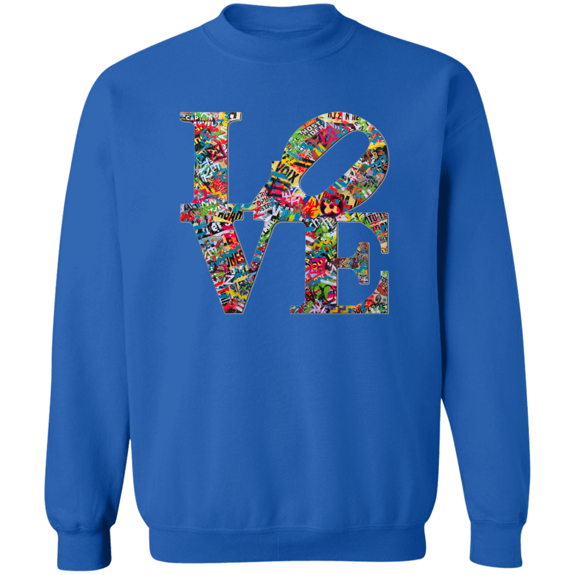 "LOVE 2.0" Crewneck Pullover Sweatshirt