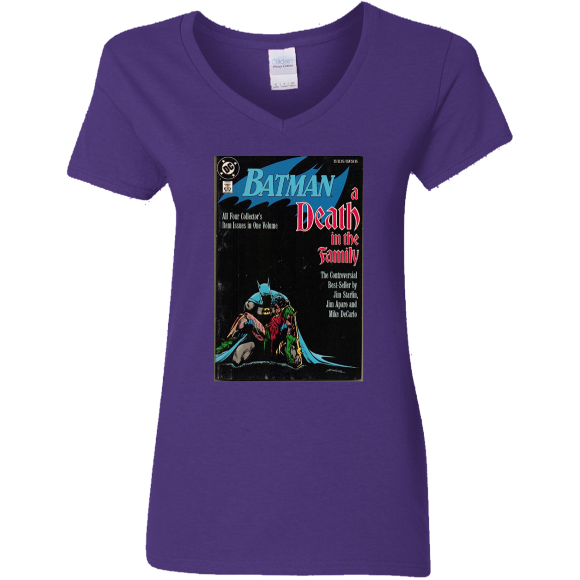 "DITF" Ladies' 5.3 oz. V-Neck T-Shirt