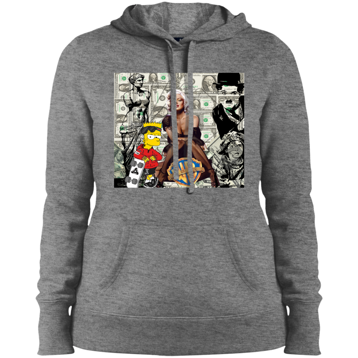 "MONEY MAKING MARILYN" Ladies' Pullover Hooded Sweatshirt