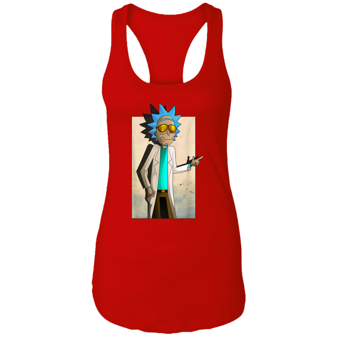 "COOL RICK" Ladies Ideal Racerback Tank