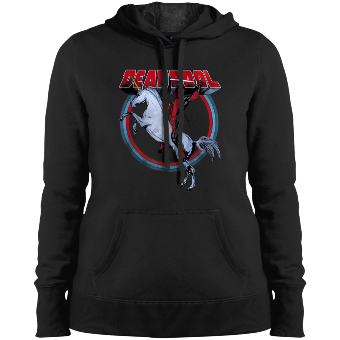 "UNICORN DEADPOOL" Ladies' Pullover Hooded Sweatshirt