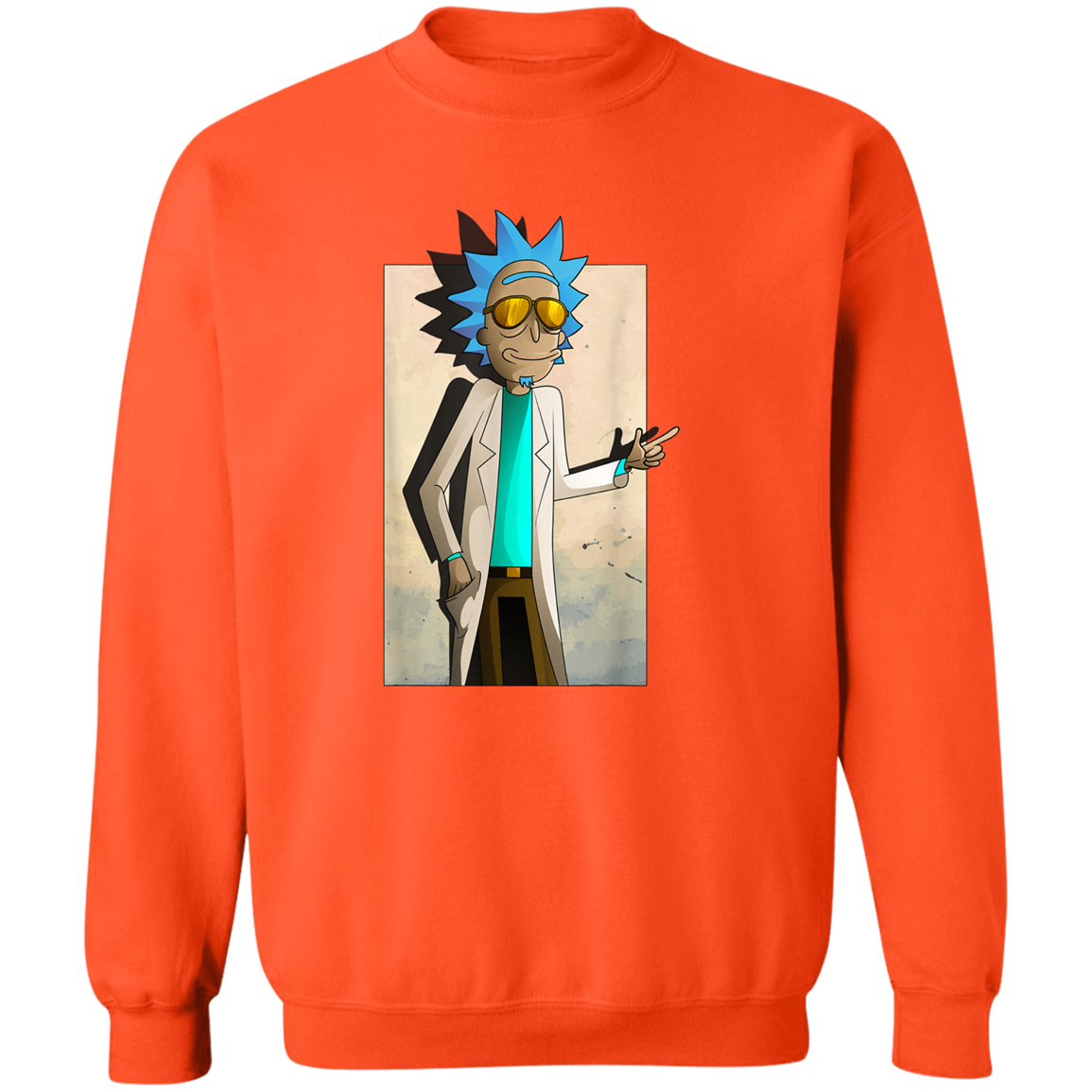 "COOL RICK" Crewneck Pullover Sweatshirt