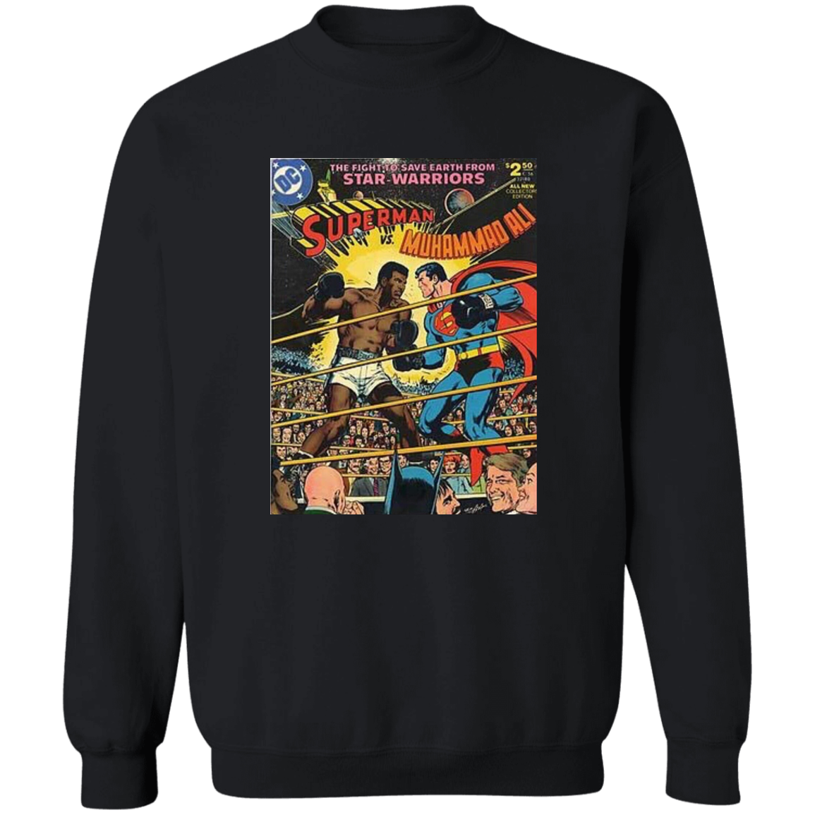 "SUPERMAN VS ALI" Crewneck Pullover Sweatshirt