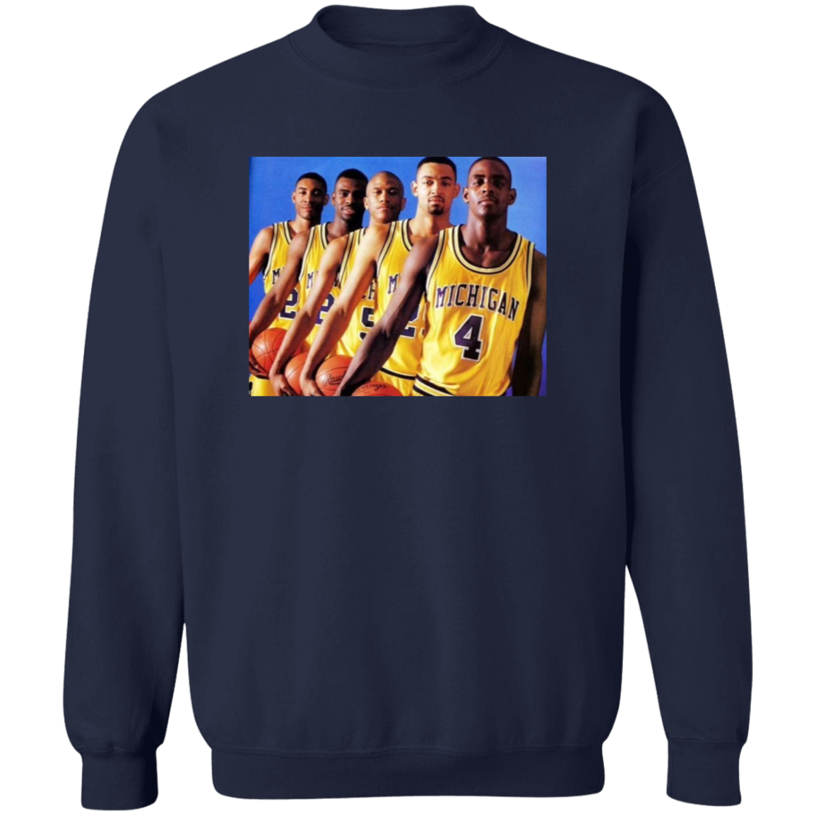 "FABFIVE" Crewneck Pullover Sweatshirt