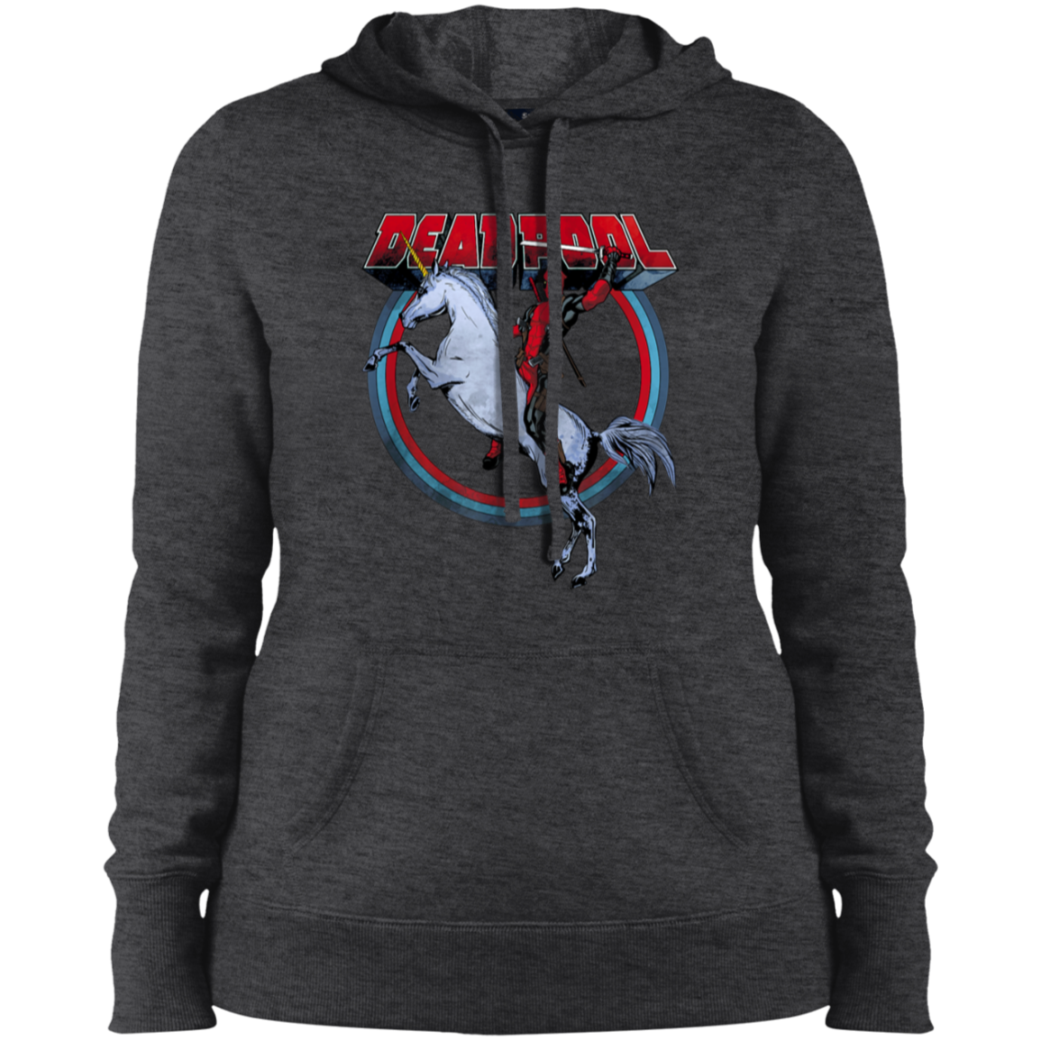 "UNICORN DEADPOOL" Ladies' Pullover Hooded Sweatshirt