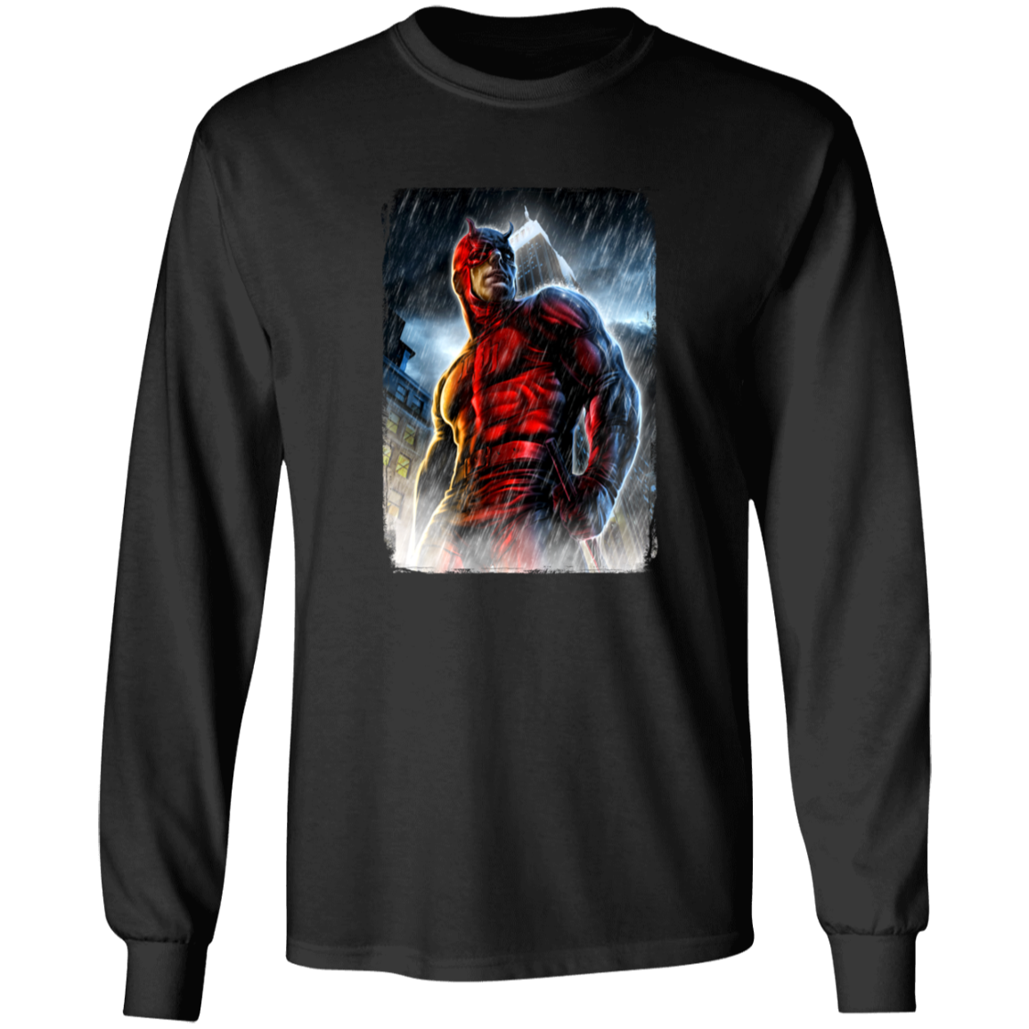 "THE MAN WITHOUT FEAR" LS Ultra Cotton T-Shirt