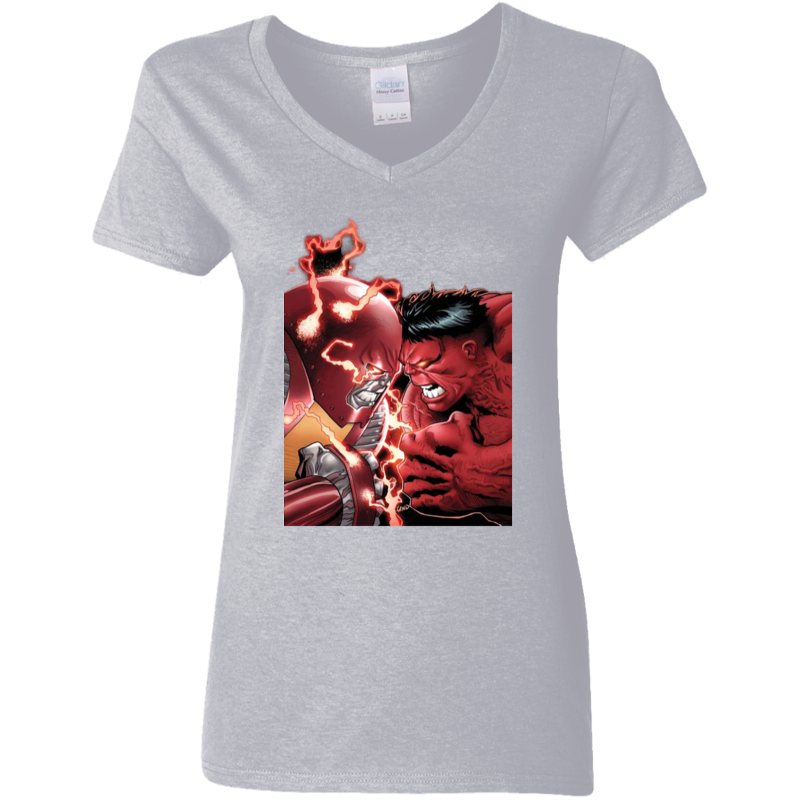 "THE ULTIMATE GRUDGE MATCH" Ladies' 5.3 oz. V-Neck T-Shirt