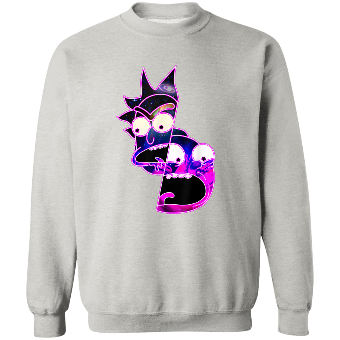 "TRIPPY RICK AND MORTY" Crewneck Pullover Sweatshirt