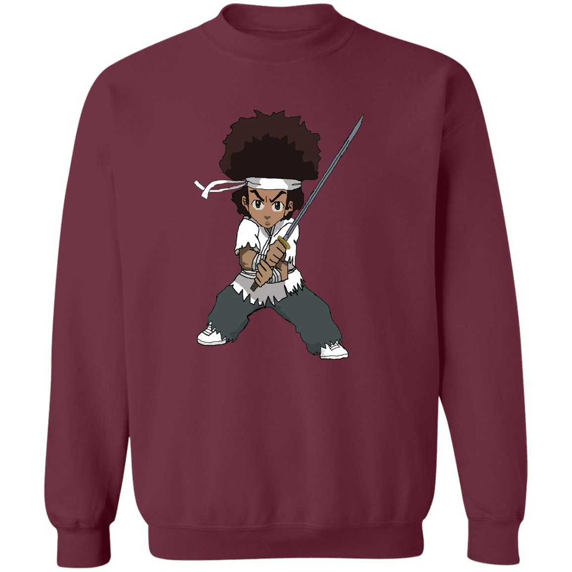 "FREEMAN SAMURAI" Crewneck Pullover Sweatshirt