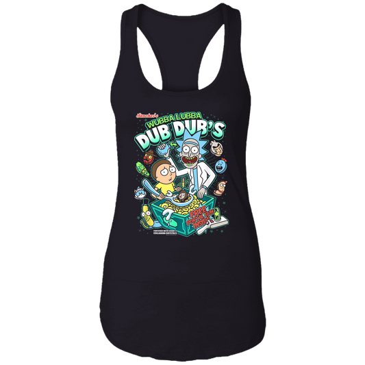 "DUB DUBS CEREAL" Ladies Ideal Racerback Tank