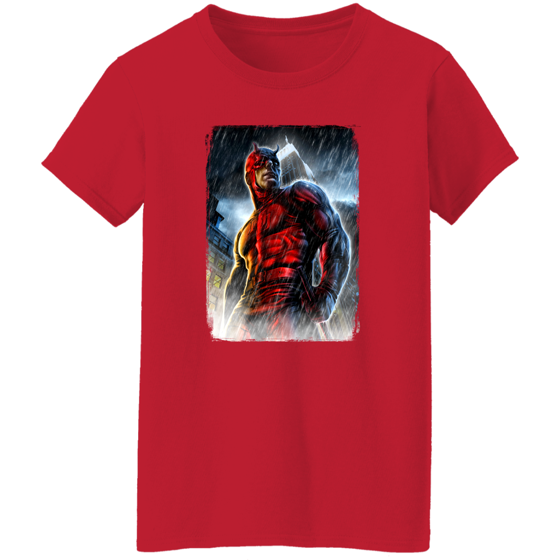 "THE MAN WITHOUT FEAR" Ladies' 5.3 oz. T-Shirt