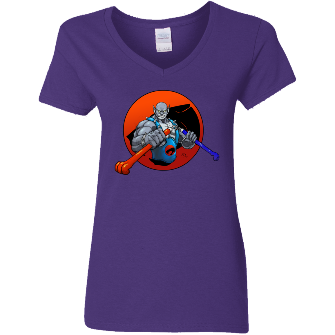 "PANTHRO" Ladies' 5.3 oz. V-Neck T-Shirt