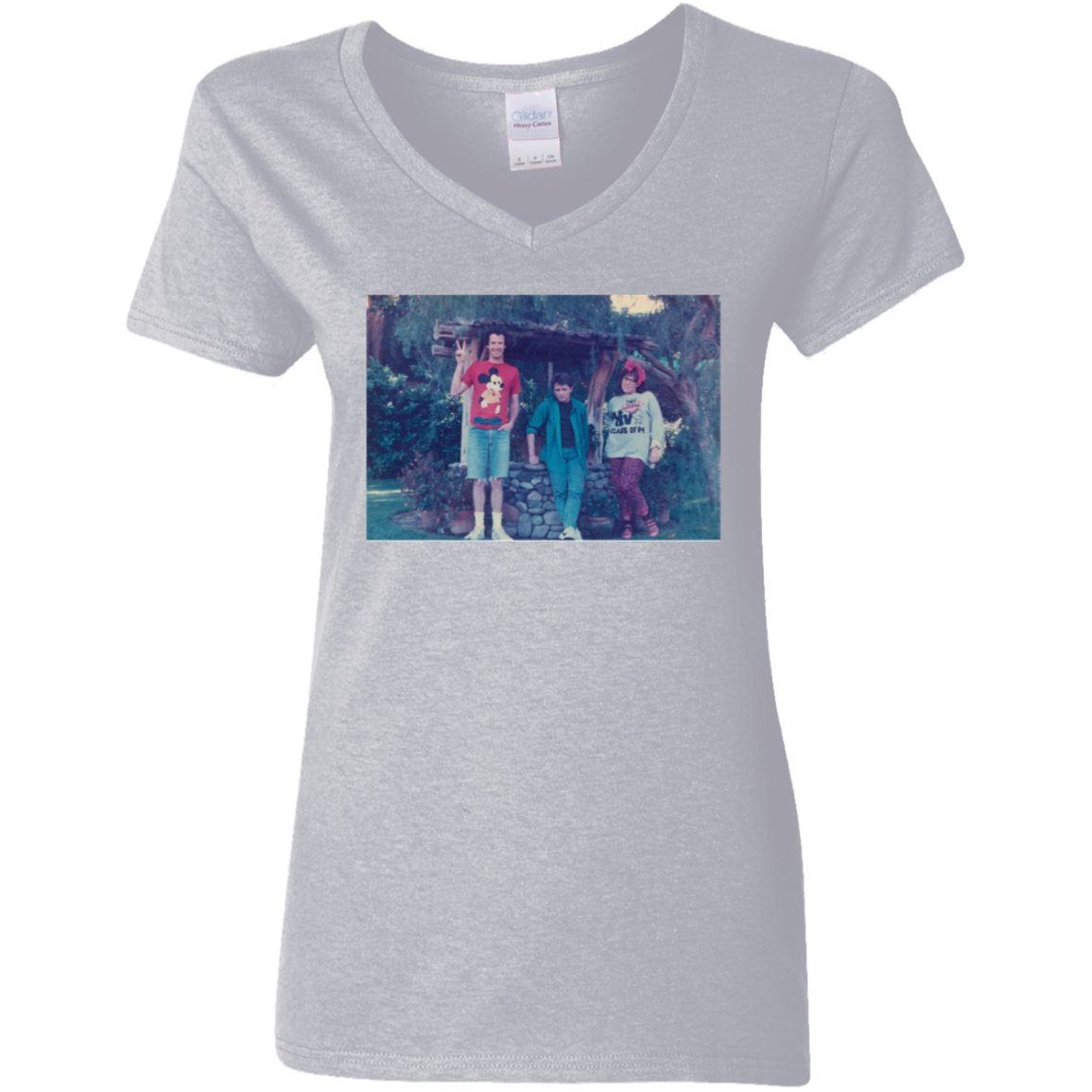 "DO YOU REMEMBER" Ladies' 5.3 oz. V-Neck T-Shirt