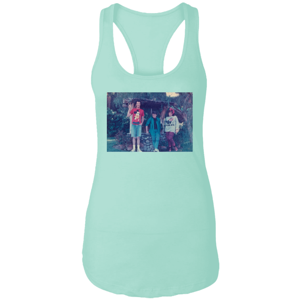 "DO YOU REMEMBER" Ladies Ideal Racerback Tank