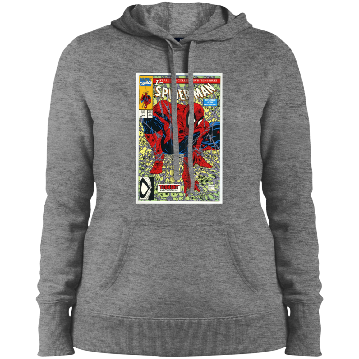 "NUMBER 1" Ladies' Pullover Hooded Sweatshirt