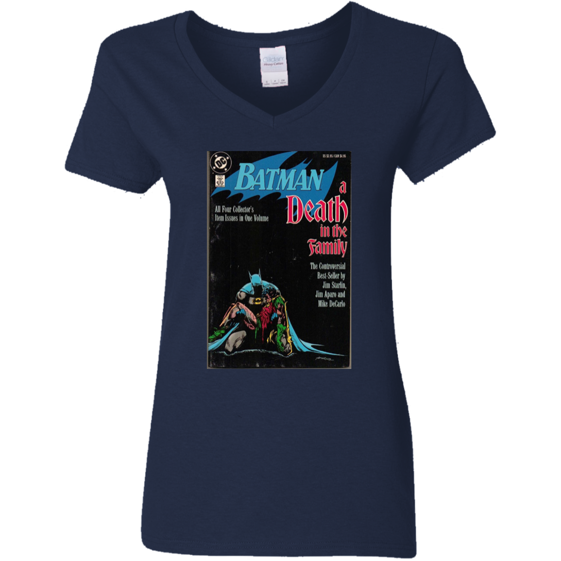 "DITF" Ladies' 5.3 oz. V-Neck T-Shirt