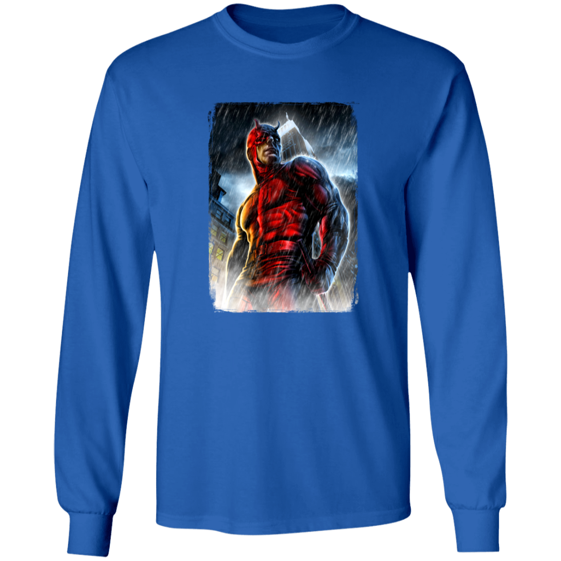 "THE MAN WITHOUT FEAR" LS Ultra Cotton T-Shirt