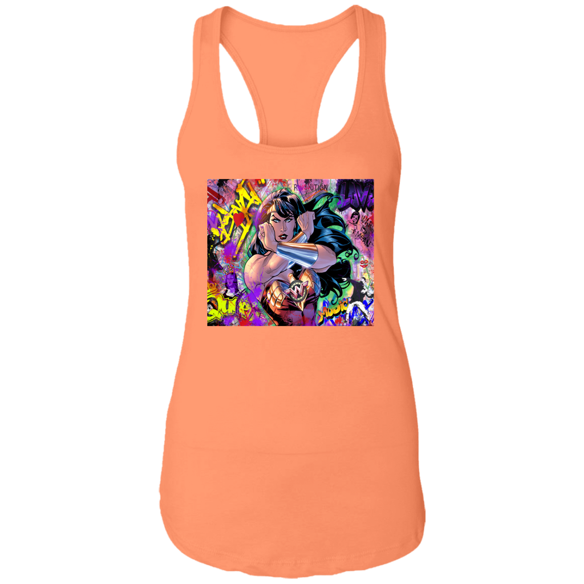 "WONDER WOMAN" Ladies Ideal Racerback Tank