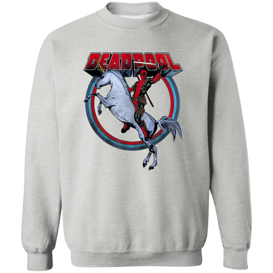 "UNICORN DEADPOOL" Crewneck Pullover Sweatshirt