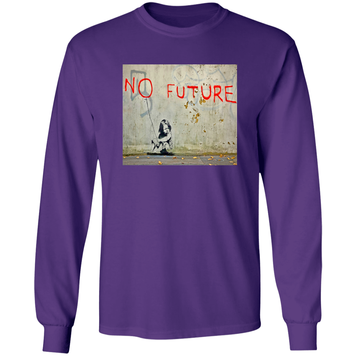 "NO FUTURE" LS Ultra Cotton T-Shirt