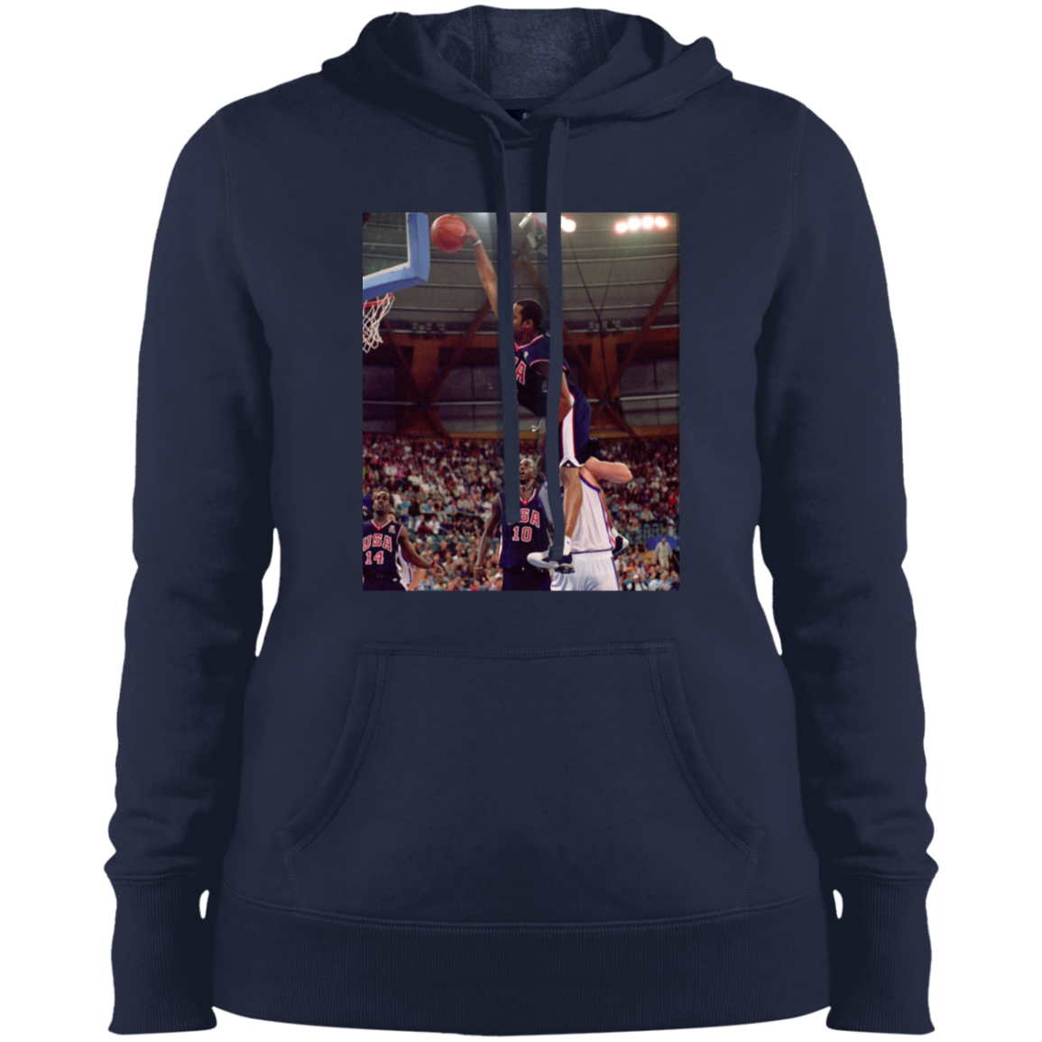 "HALF MAN HALF AMAZING" Ladies' Pullover Hooded Sweatshirt