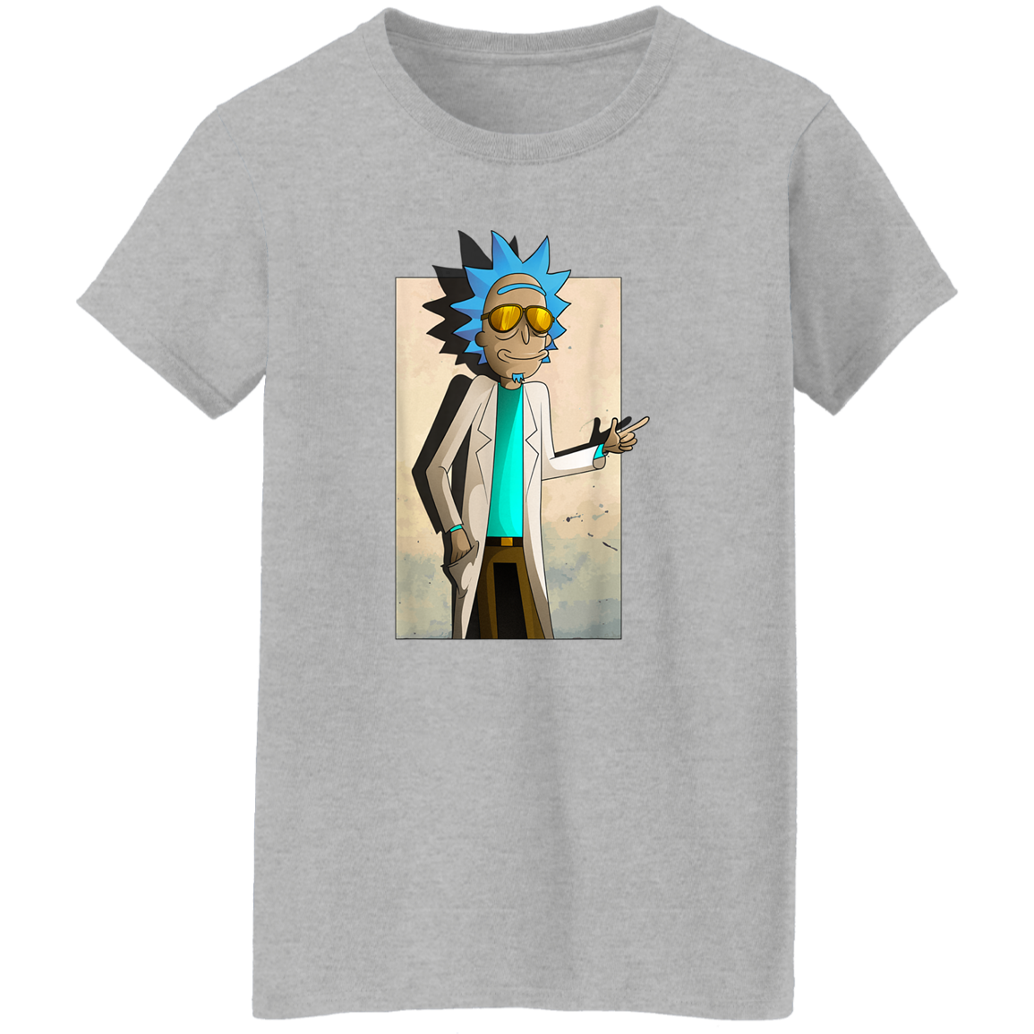 "COOL RICK" Ladies' 5.3 oz. T-Shirt