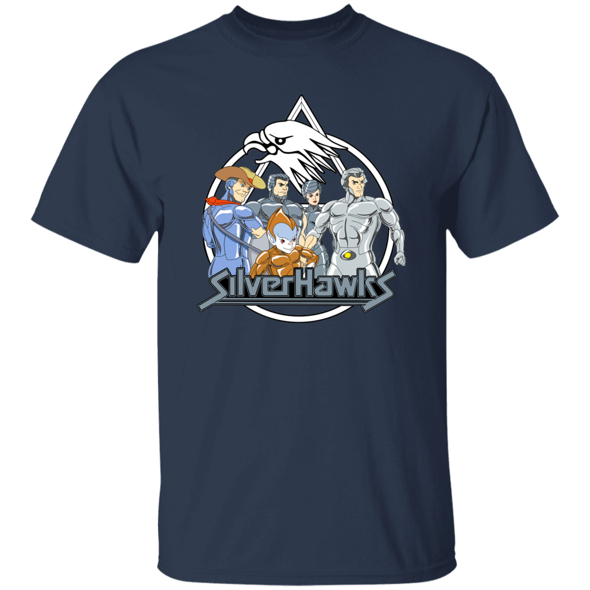 "SILVERHAWKS" 5.3 oz. T-Shirt