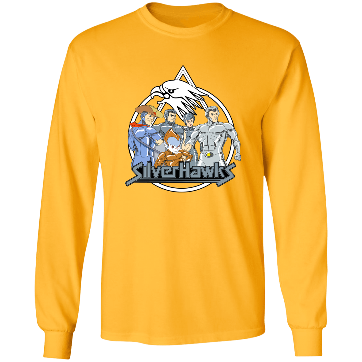 "SILVERHAWKS" LS Ultra Cotton T-Shirt