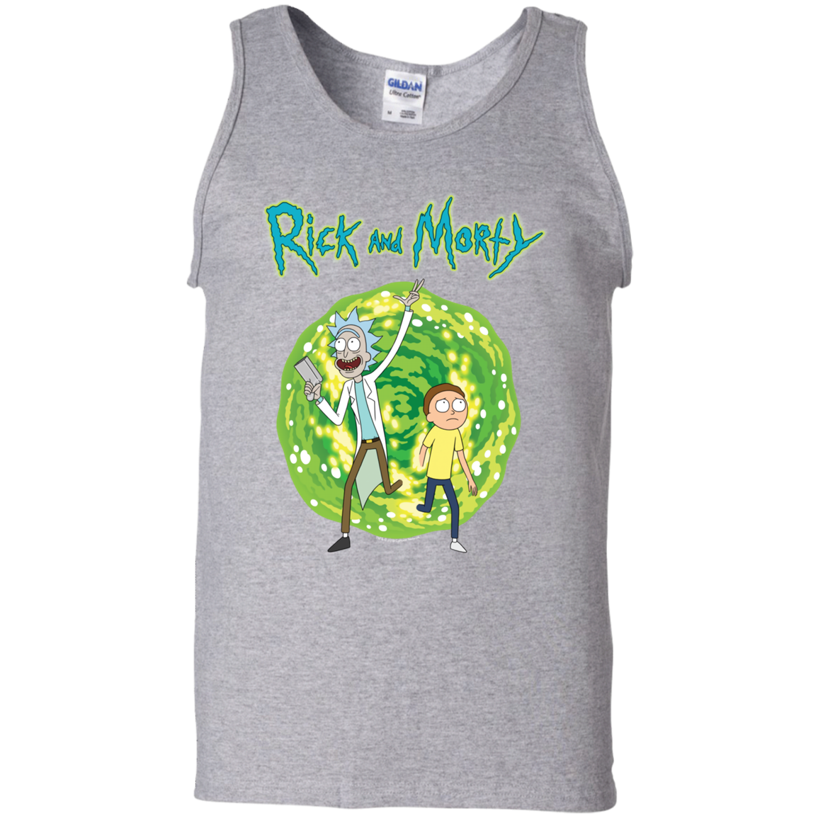 "RICK AND MORTY" 100% Cotton Tank Top