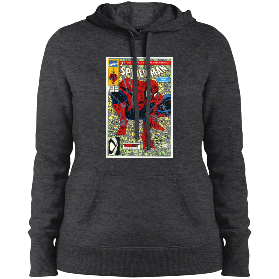 "NUMBER 1" Ladies' Pullover Hooded Sweatshirt