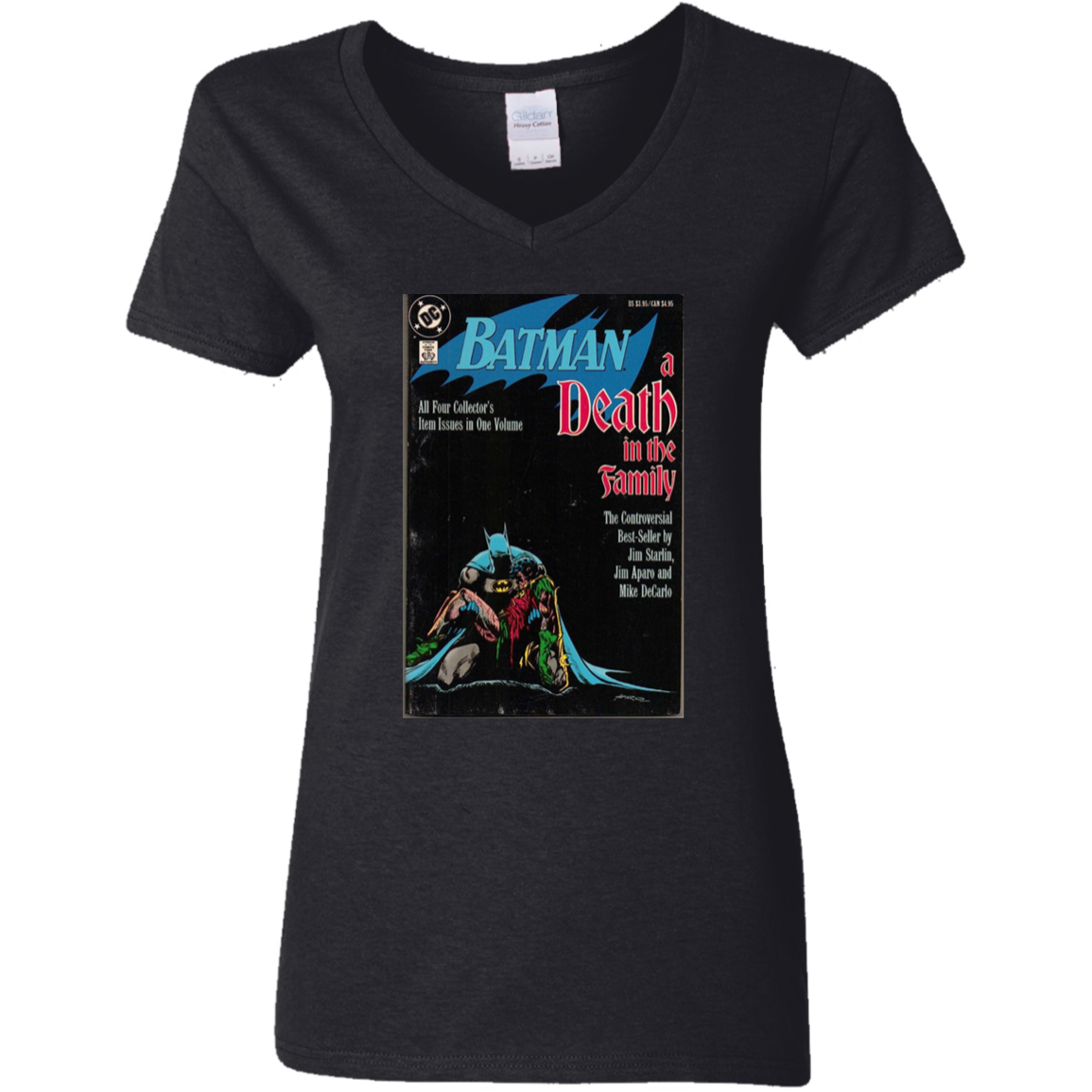 "DITF" Ladies' 5.3 oz. V-Neck T-Shirt