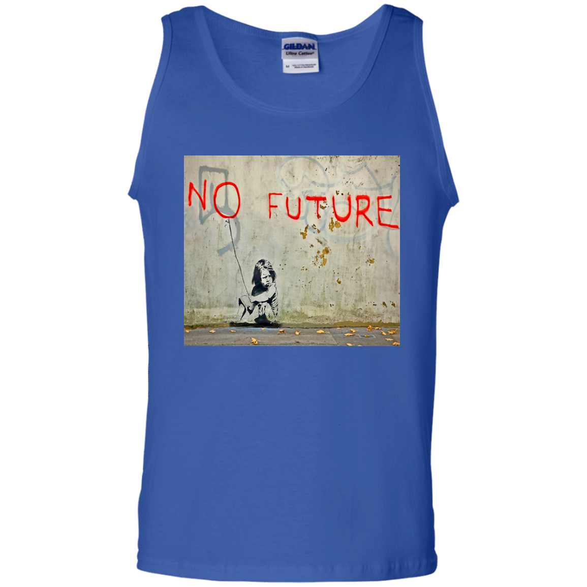 "NO FUTURE" 100% Cotton Tank Top