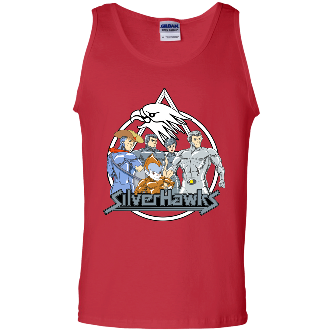 "SILVERHAWKS" 100% Cotton Tank Top