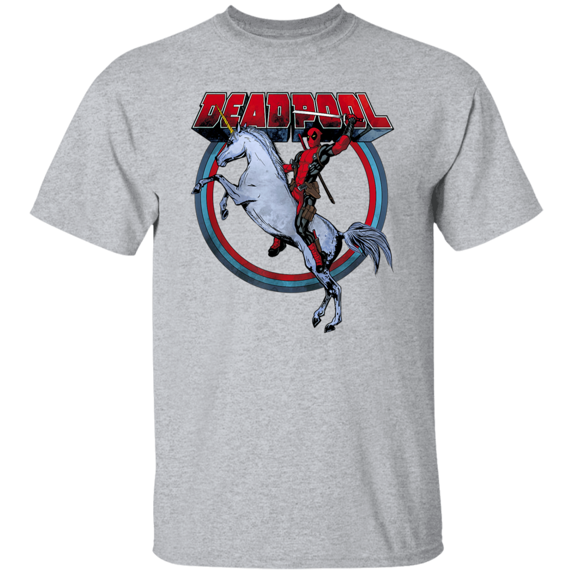 "UNICORN DEADPOOL" 5.3 oz. T-Shirt