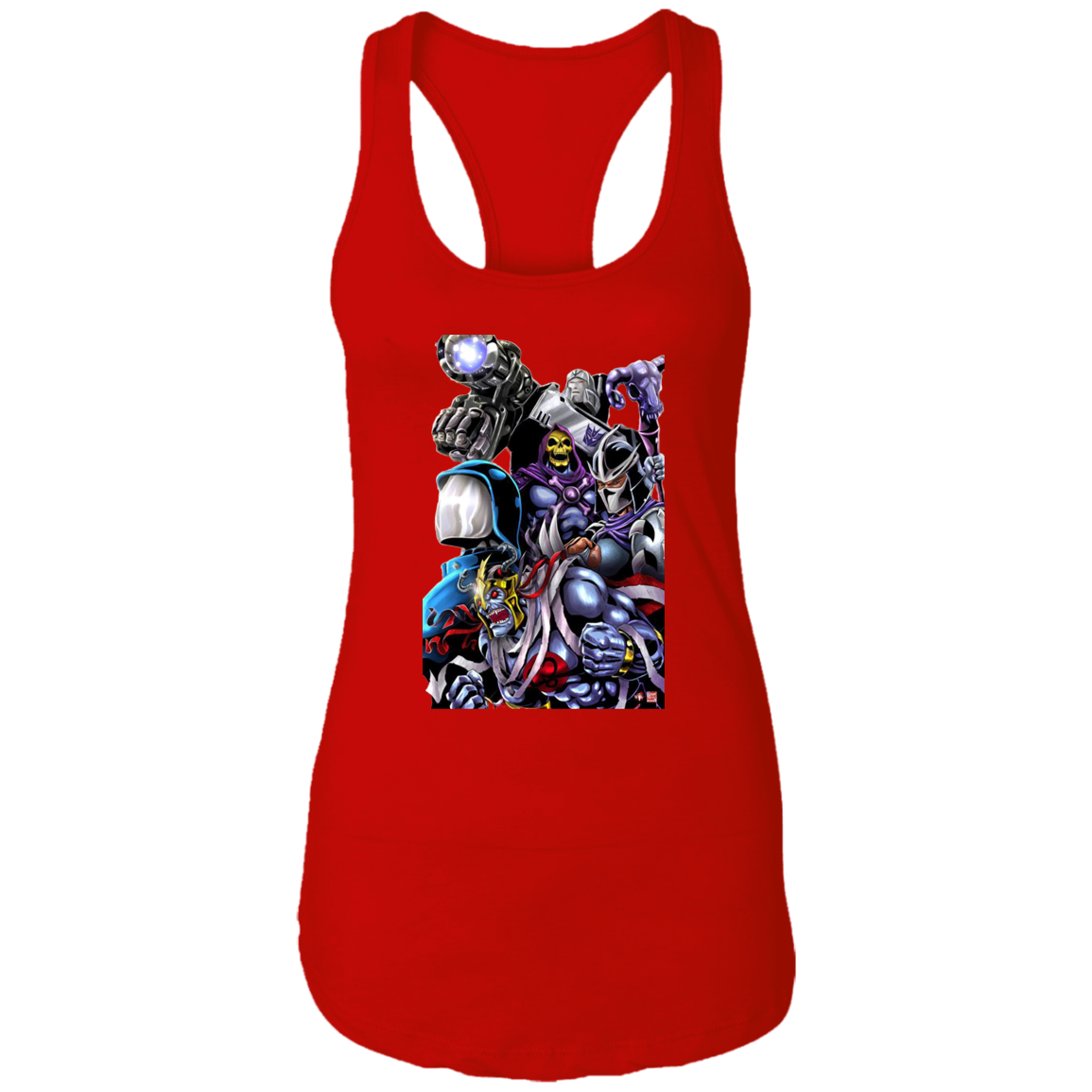 "80's EVIL" Ladies Ideal Racerback Tank