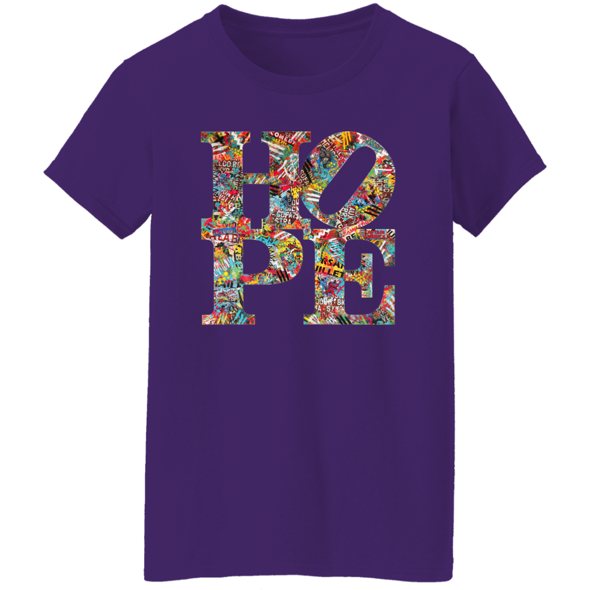 "HOPE" Ladies' 5.3 oz. T-Shirt