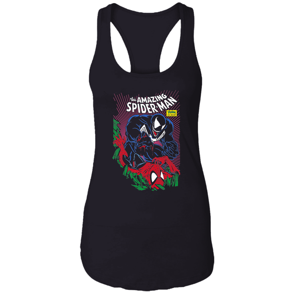 "VENOM IS BACK" Ladies Ideal Racerback Tank